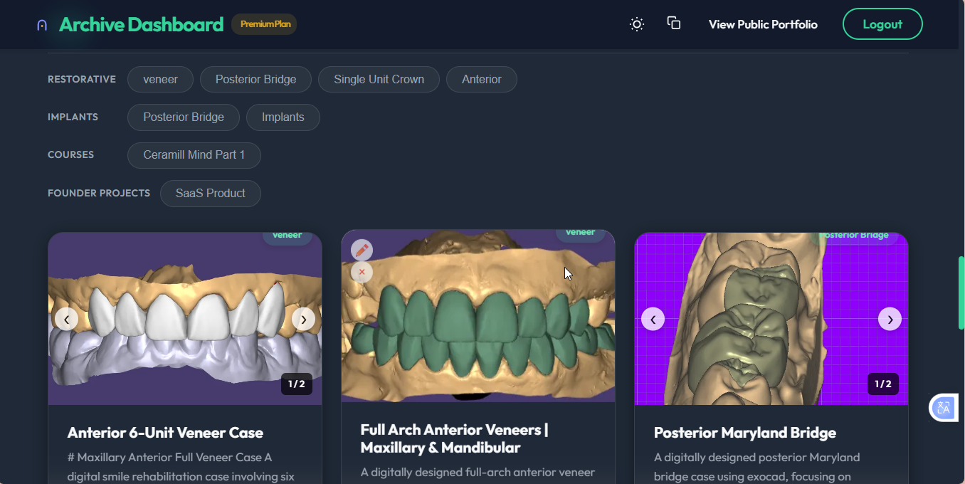 Archive Dashboard